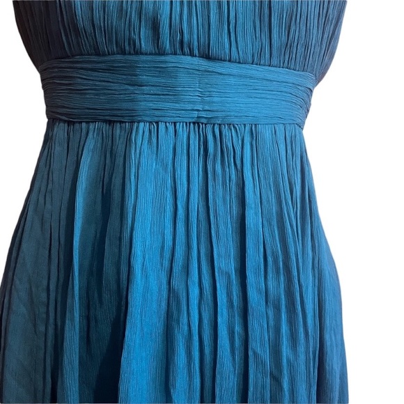 J. Crew Halter Sinclair Silk Chiffon Dress Size 2 - Picture 3 of 6
